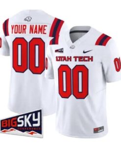 Custom Utah Tech Trailblazers Jersey Name, Number 2026 Stitched by My Store NCAA Football Jerseys