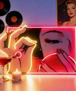 DSC00913-1 - Malcom Terry Geisha Girl LED Neon Sign Light Pop Art by VN339