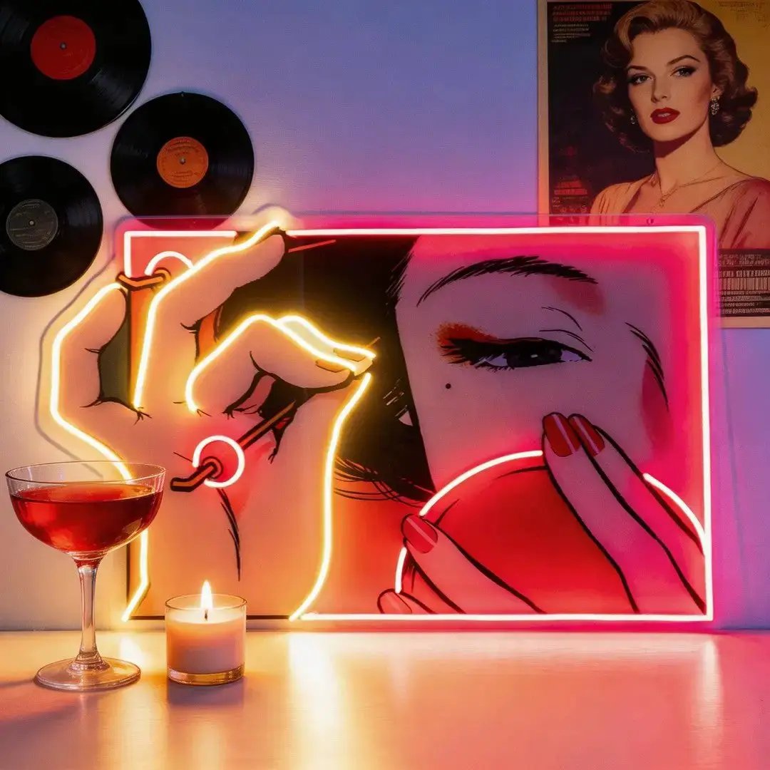 DSC00913-1 - Malcom Terry Geisha Girl LED Neon Sign Light Pop Art by VN339