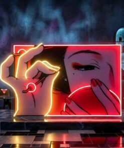 DSC00913 - Malcom Terry Geisha Girl LED Neon Sign Light Pop Art by VN339