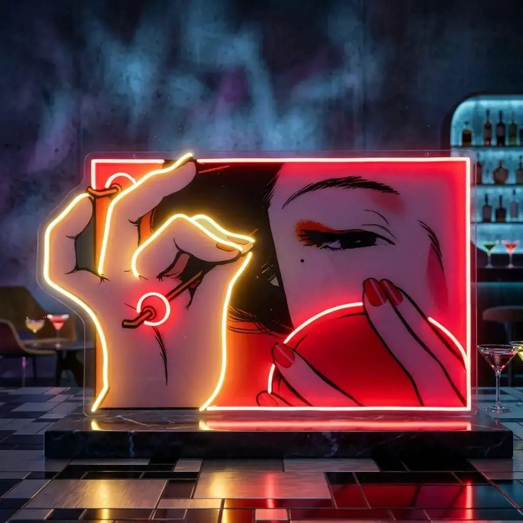 DSC00913 - Malcom Terry Geisha Girl LED Neon Sign Light Pop Art by VN339