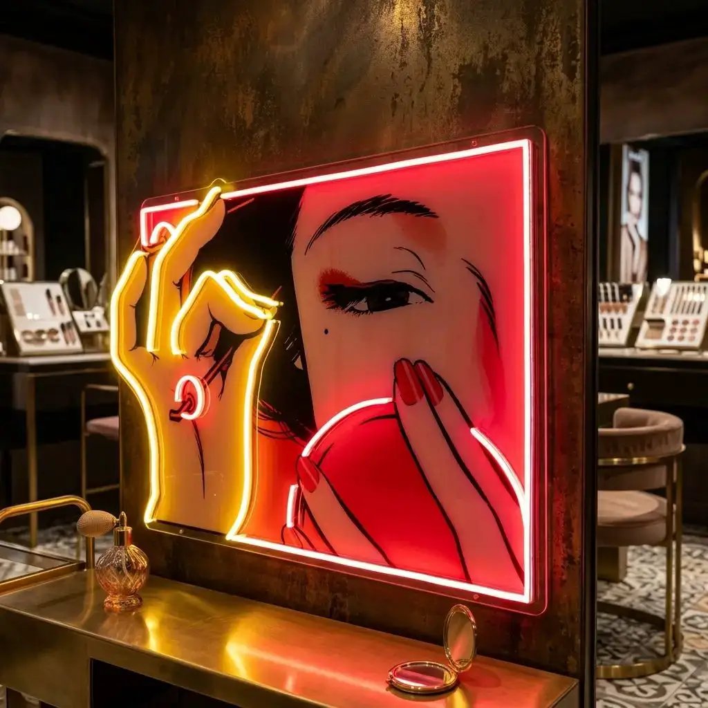 DSC00919-1 - Malcom Terry Geisha Girl LED Neon Sign Light Pop Art by VN339