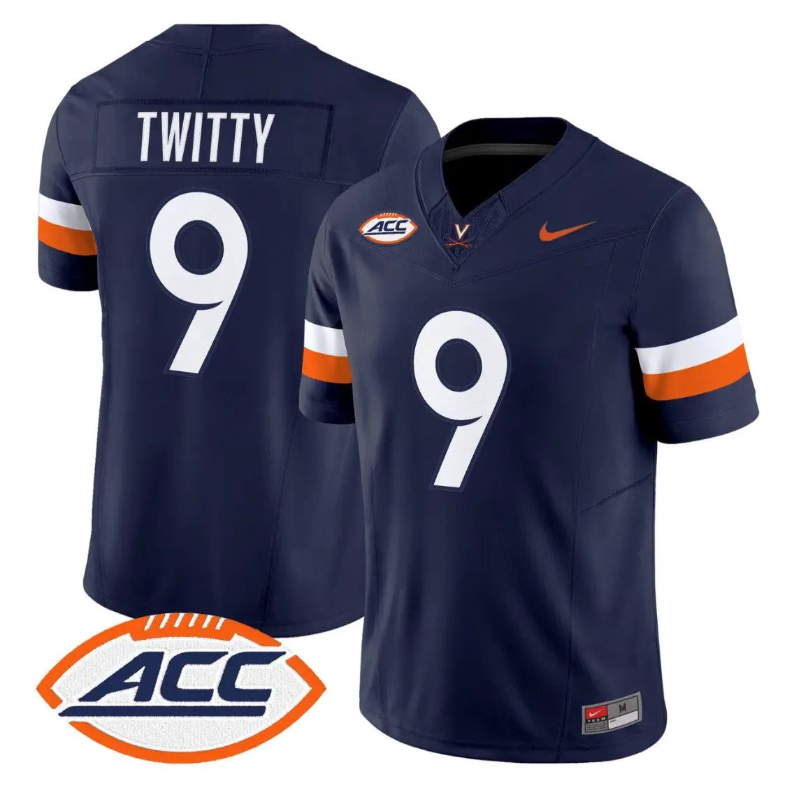 Dakota Twitty Jersey #9 Virginia Cavaliers 2026 Vapor Limited Stitched 1 Dakota Twitty Jersey #9 Virginia Cavaliers 2026 Vapor Limited Stitched by My Store NCAA Football Jerseys