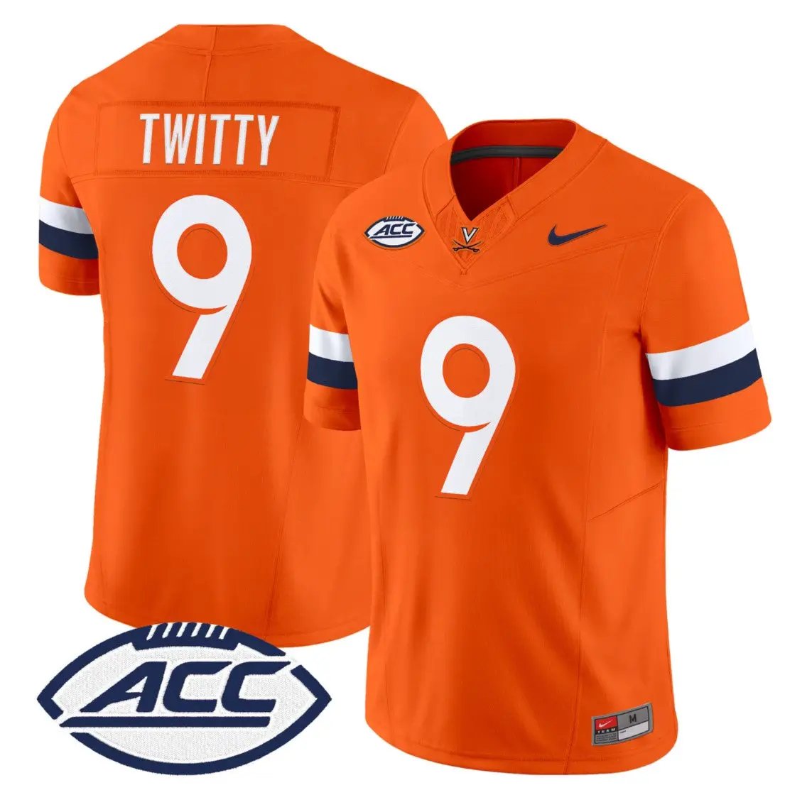 Dakota Twitty Jersey #9 Virginia Cavaliers 2026 Vapor Limited Stitched 2 Dakota Twitty Jersey #9 Virginia Cavaliers 2026 Vapor Limited Stitched by My Store NCAA Football Jerseys