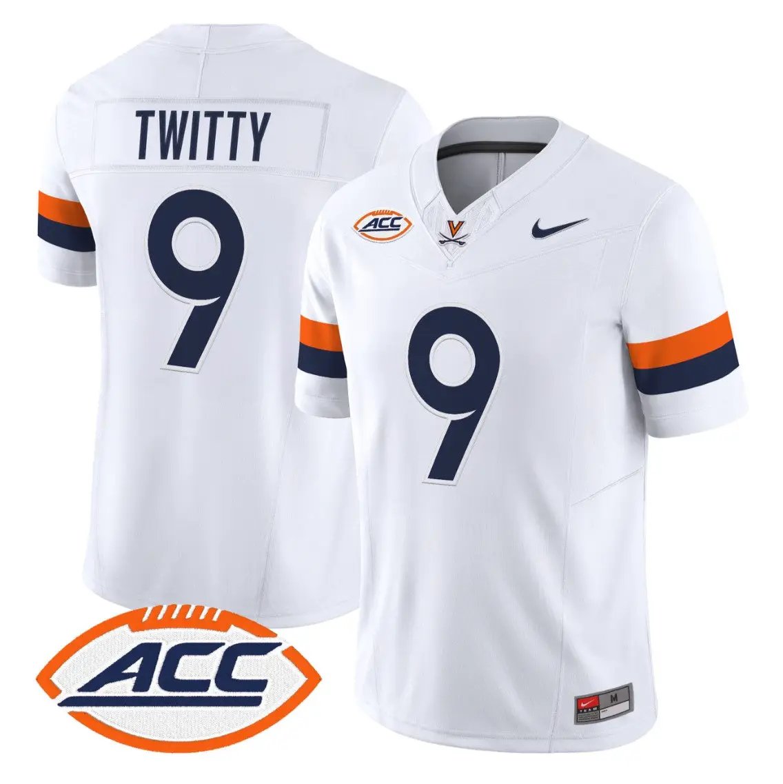 Dakota Twitty Jersey #9 Virginia Cavaliers 2026 Vapor Limited Stitched 3 Dakota Twitty Jersey #9 Virginia Cavaliers 2026 Vapor Limited Stitched by My Store NCAA Football Jerseys