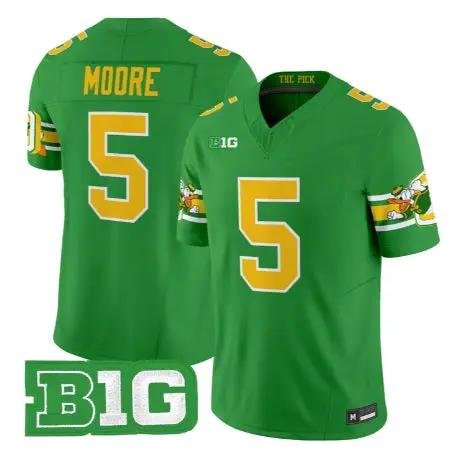 Dante Moore Jersey #5 Oregon Ducks Mighty Oregon 2026 Stitched Green 1 Dante Moore Jersey #5 Oregon Ducks Mighty Oregon 2026 Stitched Green by My Store NCAA Football Jerseys