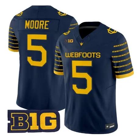 Dante Moore Jersey #5 Oregon Ducks 1916 Throwback 2026 Stitched 1 Dante Moore Jersey #5 Oregon Ducks 1916 Throwback 2026 Stitched by My Store NCAA Football Jerseys