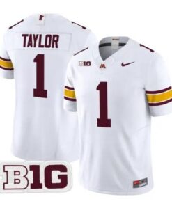 Darius Taylor Jersey #1 Minnesota Golden Gophers 2026 Stitched by My Store NCAA Football Jerseys