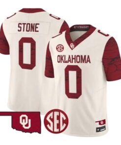 David Stone Jesey #0 Oklahoma Sooners 2026 Rough Rider Vapor Stitched by My Store NCAA Football Jerseys