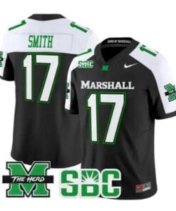 Daytione Smith Jersey #17 Marshall Thundering Herd Stitched by My Store NCAA Football Jerseys