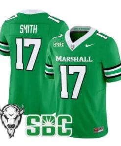 Daytione Smith Jersey #17 Marshall Thundering Herd Stitched 9 Daytione Smith Jersey #17 Marshall Thundering Herd Stitched by My Store NCAA Football Jerseys