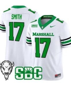 Daytione Smith Jersey #17 Marshall Thundering Herd Stitched 10 Daytione Smith Jersey #17 Marshall Thundering Herd Stitched by My Store NCAA Football Jerseys