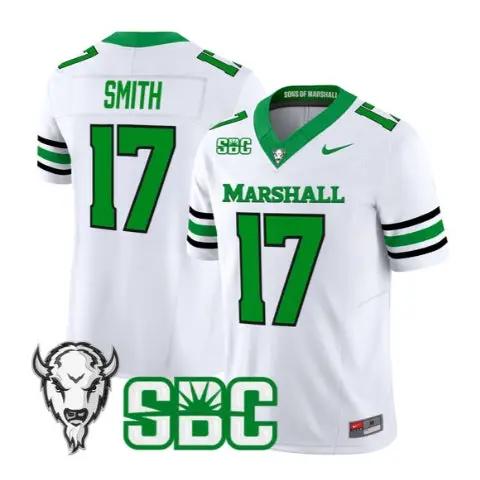 Daytione Smith Jersey #17 Marshall Thundering Herd Stitched 5 Daytione Smith Jersey #17 Marshall Thundering Herd Stitched by My Store NCAA Football Jerseys