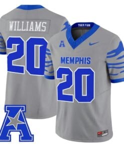 DeAngelo Williams Jersey #20 Memphis Tigers 2026 Vapor Limited Stitched by My Store NCAA Football Jerseys