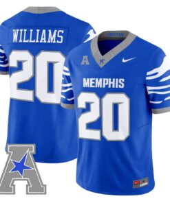 DeAngelo Williams Jersey #20 Memphis Tigers 2026 Vapor Limited Stitched 7 DeAngelo Williams Jersey #20 Memphis Tigers 2026 Vapor Limited Stitched by My Store NCAA Football Jerseys