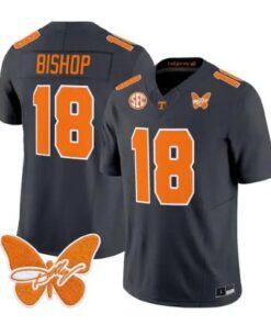 DeSean Bishop Jersey #18 Tennessee Volunteers 2026 Stitched by My Store NCAA Football Jerseys