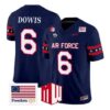 Dee Dowis Jersey #6 Air Force Falcons 2026 Freedom 250 Vapor Stitched - Malcom Terry Dee Dowis Jersey #6 Air Force Falcons 2026 Freedom 250 Vapor Stitched