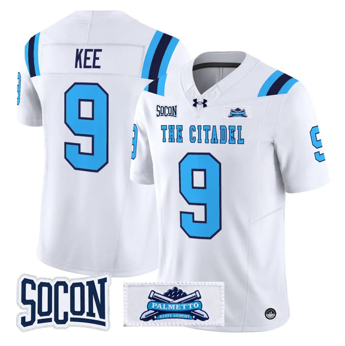 Derek Kee Jersey #9 The Citadel Bulldogs 2026 Vapor Limited Stitched 1 Derek Kee Jersey #9 The Citadel Bulldogs 2026 Vapor Limited Stitched by My Store NCAA Football Jerseys