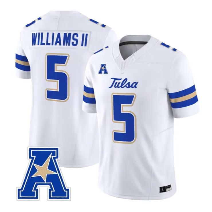 Dexter Williams II Jersey #5 Tulsa Golden Hurricane 2026 All Stitched by My Store NCAA Football Jerseys