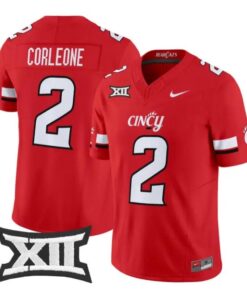 Dontay Corleone Jersey #2 Cincinnati Bearcats 2026 Vapor Limited Stitched by My Store NCAA Football Jerseys