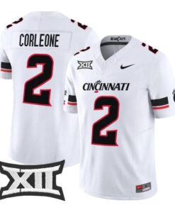 Dontay Corleone Jersey #2 Cincinnati Bearcats 2026 Vapor Limited Stitched by My Store NCAA Football Jerseys