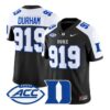 Durham Jersey #919 Duke Blue Devils 2026 Vapor Limited All Stitched 13 Durham Jersey #919 Duke Blue Devils 2026 Vapor Limited All Stitched by My Store NCAA Football Jerseys
