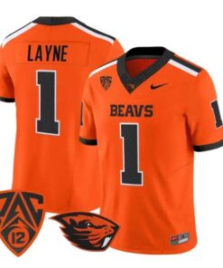 Dylan Layne Jersey #1 Oregon State Beavers 2026 Vapor All Stitched 9 Dylan Layne Jersey #1 Oregon State Beavers 2026 Vapor All Stitched by My Store NCAA Football Jerseys
