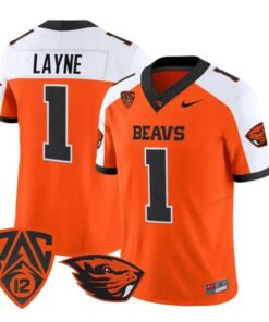 Dylan Layne Jersey #1 Oregon State Beavers 2026 Vapor All Stitched 8 Dylan Layne Jersey #1 Oregon State Beavers 2026 Vapor All Stitched by My Store NCAA Football Jerseys