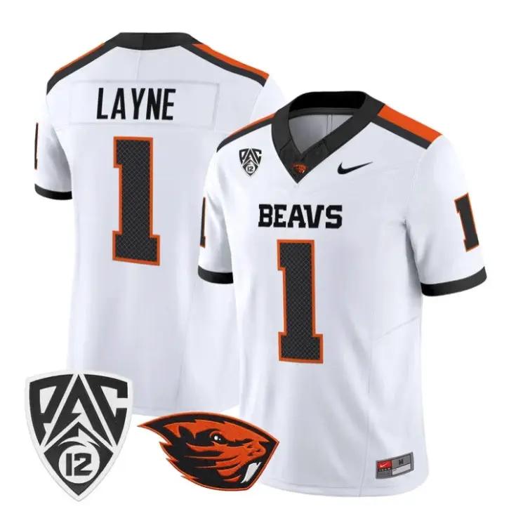 Dylan Layne Jersey #1 Oregon State Beavers 2026 Vapor All Stitched 5 Dylan Layne Jersey #1 Oregon State Beavers 2026 Vapor All Stitched by My Store NCAA Football Jerseys