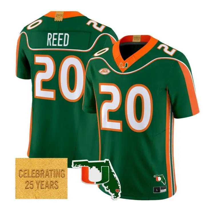 Ed Reed Jersey #20 Miami Hurricanes 2001 Throwback 2026 Limited Stitched 1 Ed Reed Jersey #20 Miami Hurricanes 2001 Throwback 2026 Limited Stitched by My Store NCAA Football Jerseys