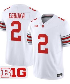 Emeka Egbuka Jersey #2 Ohio State Buckeyes Glitter Vapor All Stitched by My Store NCAA Football Jerseys