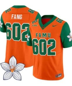 FANG Jersey #602 Florida A&M Rattlers Orange Blossom Classic Stitched by My Store NCAA Football Jerseys