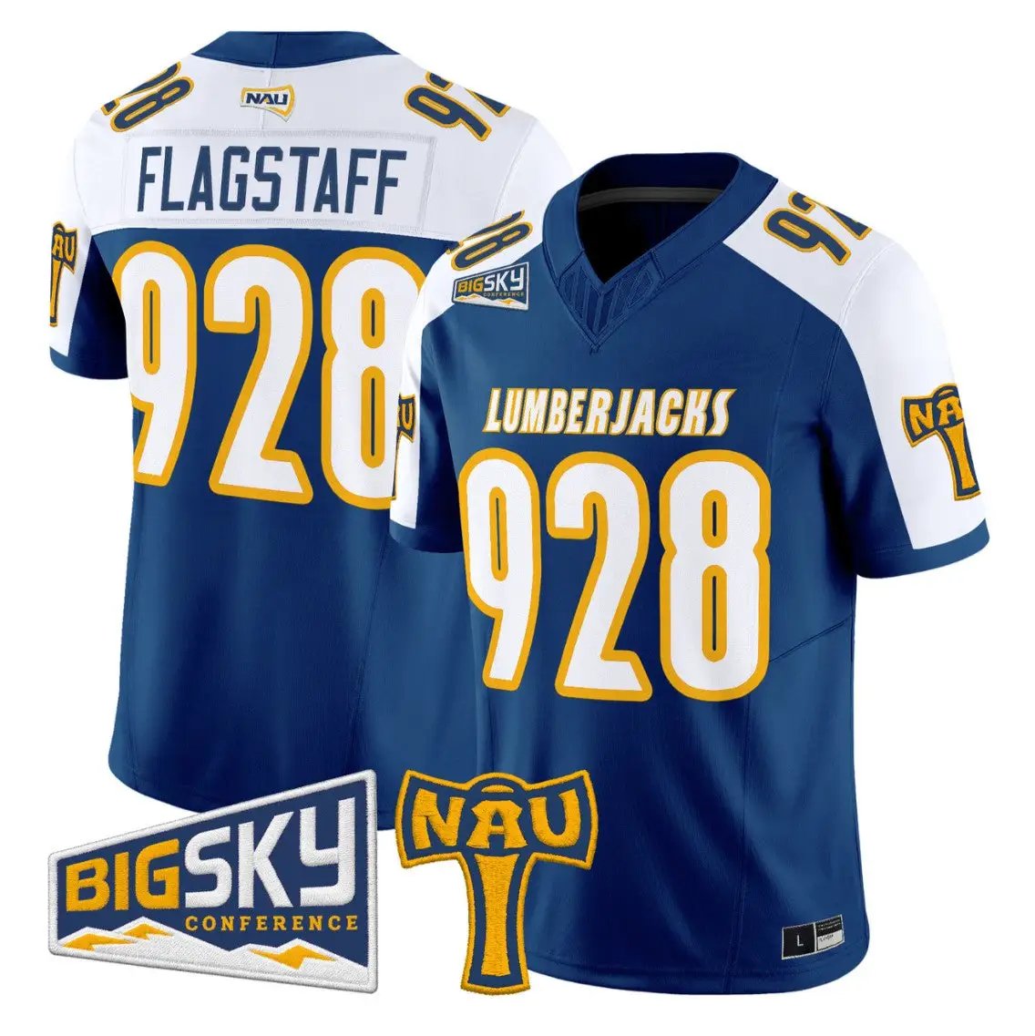 Flagstaff Jersey #928 Northern Arizona Lumberjacks 2026 Vapor Stitched 1 Flagstaff Jersey #928 Northern Arizona Lumberjacks 2026 Vapor Stitched by My Store NCAA Football Jerseys