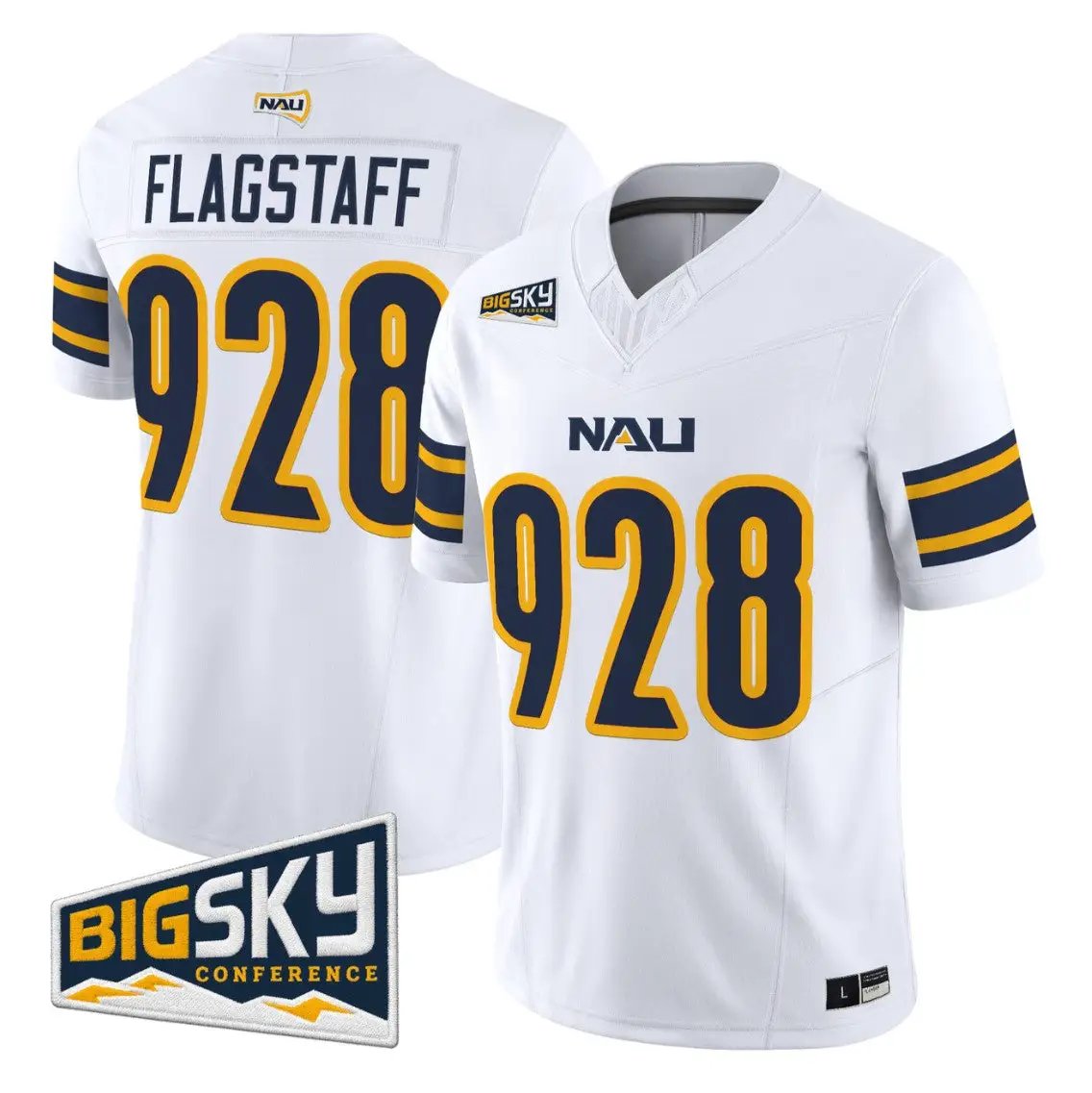 Flagstaff Jersey #928 Northern Arizona Lumberjacks 2026 Vapor Stitched 3 Flagstaff Jersey #928 Northern Arizona Lumberjacks 2026 Vapor Stitched by My Store NCAA Football Jerseys