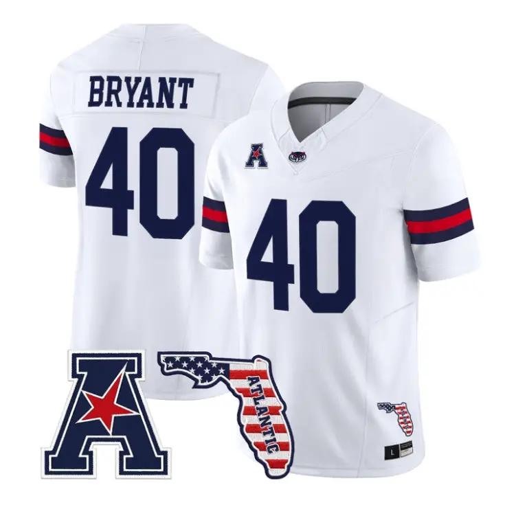 Harrison Bryant Jersey #40 Florida Atlantic Owls 2026 Vapor All Stitched 3 Harrison Bryant Jersey #40 Florida Atlantic Owls 2026 Vapor All Stitched by My Store NCAA Football Jerseys