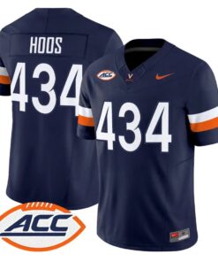 Hoos Jersey #434 Virginia Cavaliers 2026 Vapor Limited Stitched by My Store NCAA Football Jerseys