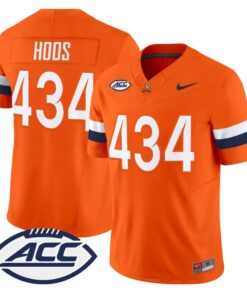 Hoos Jersey #434 Virginia Cavaliers 2026 Vapor Limited Stitched by My Store NCAA Football Jerseys