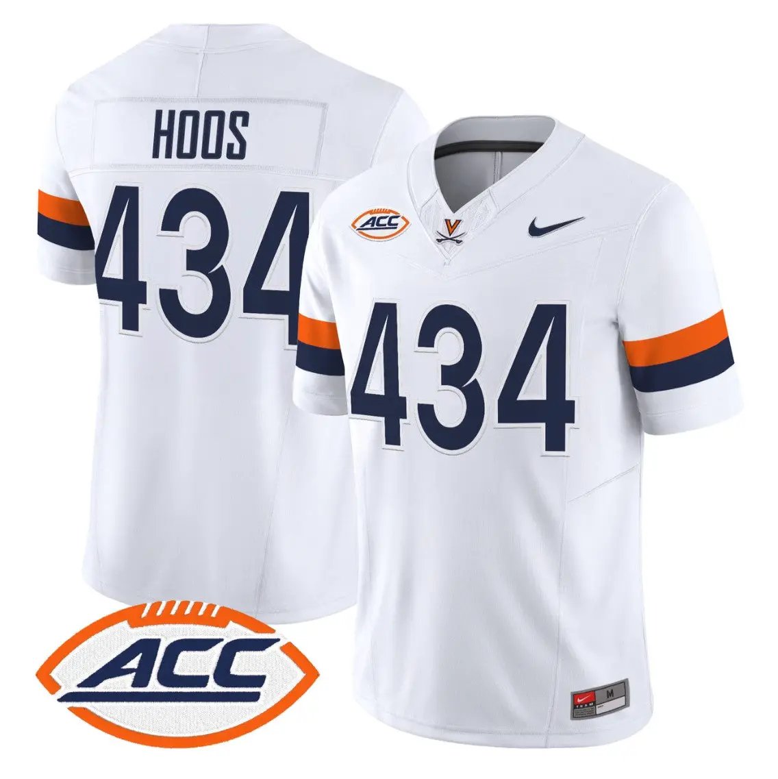 Hoos Jersey #434 Virginia Cavaliers 2026 Vapor Limited Stitched by My Store NCAA Football Jerseys