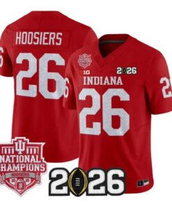 Hoosiers Jersey #26 Indiana Hoosiers 2026 Glitter Limited All Stitched 9 Hoosiers Jersey #26 Indiana Hoosiers 2026 Glitter Limited All Stitched by My Store NCAA Football Jerseys