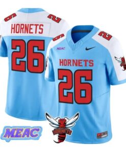 Hornets Jersey #26 Delaware State Hornets 2026 Vapor Limited Stitched by My Store NCAA Football Jerseys