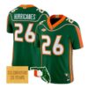 Hurricanes Jersey #26 Miami Hurricanes 2001 Throwback 2026 Vapor Stitched by My Store NCAA Football Jerseys