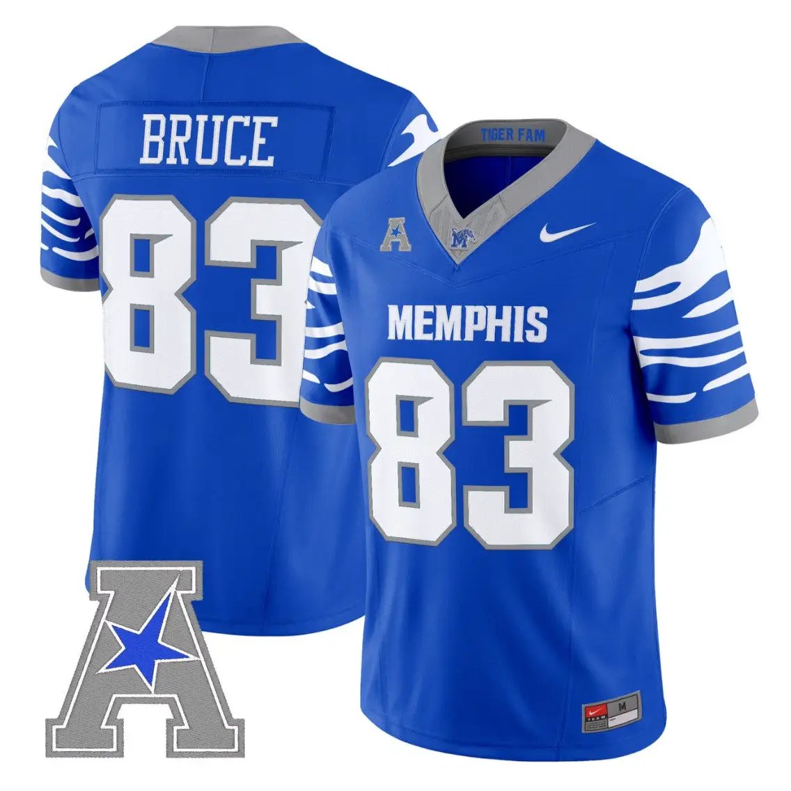 Isaac Bruce Jersey #83 Memphis Tigers 2026 Vapor Limited Stitched 3 Isaac Bruce Jersey #83 Memphis Tigers 2026 Vapor Limited Stitched by My Store NCAA Football Jerseys