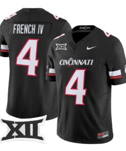 JC French Jersey #4 Cincinnati Bearcats 2026 Vapor Limited All Stitched by My Store NCAA Football Jerseys