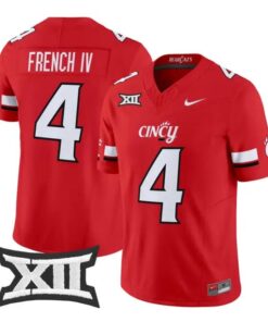 JC French Jersey #4 Cincinnati Bearcats 2026 Vapor Limited All Stitched by My Store NCAA Football Jerseys