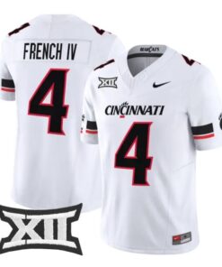 JC French Jersey #4 Cincinnati Bearcats 2026 Vapor Limited All Stitched 6 JC French Jersey #4 Cincinnati Bearcats 2026 Vapor Limited All Stitched by My Store NCAA Football Jerseys