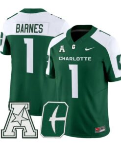 Jaden Barnes Jersey #1 Charlotte 49ers 2026 Vapor Limited Stitched by My Store NCAA Football Jerseys