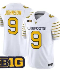Jamari Johnson Jersey #9 Oregon Ducks 1916 Throwback All Stitched by My Store NCAA Football Jerseys