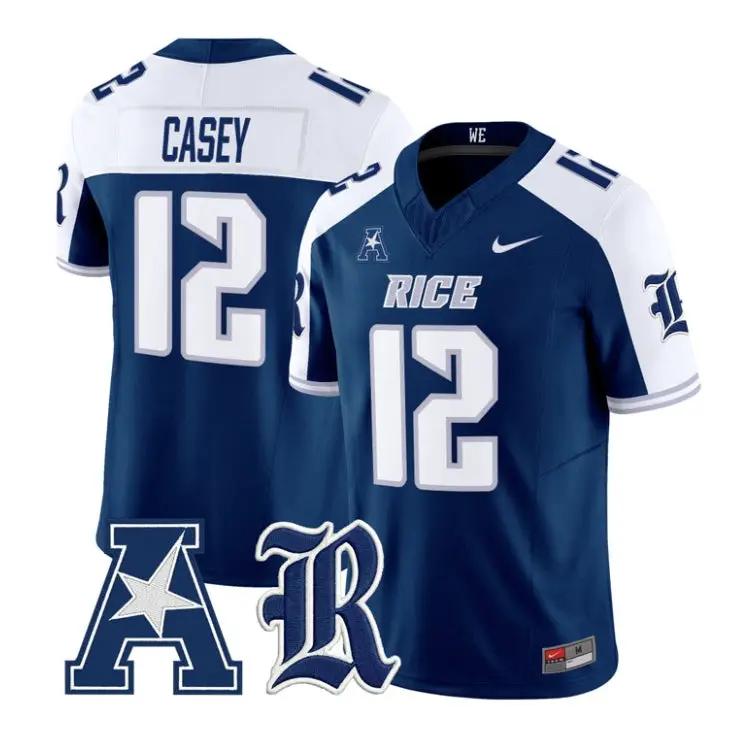 James Casey Jersey #12 Rice Owls 2026 Vapor Limited All Stitched 1 James Casey Jersey #12 Rice Owls 2026 Vapor Limited All Stitched by My Store NCAA Football Jerseys