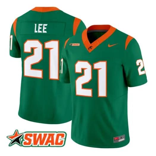 Jaquan Lee Jersey #21 Florida A&M Rattlers 2026 Vapor Limited Stitched 1 Jaquan Lee Jersey #21 Florida A&M Rattlers 2026 Vapor Limited Stitched by My Store NCAA Football Jerseys