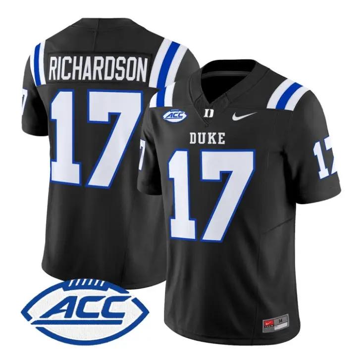 Jared Richardson Jersey #17 Duke Blue Devils 2026 Vapor All Stitched 2 Jared Richardson Jersey #17 Duke Blue Devils 2026 Vapor All Stitched by My Store NCAA Football Jerseys